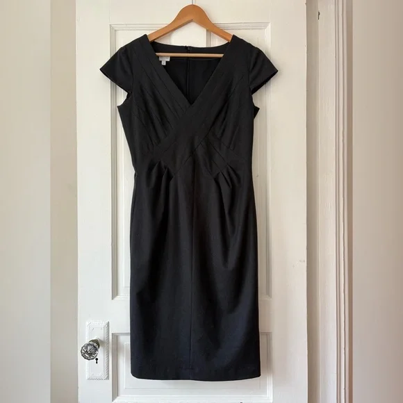 Armani Collezioni Wool Charcoal Dress - Picture 9 of 11